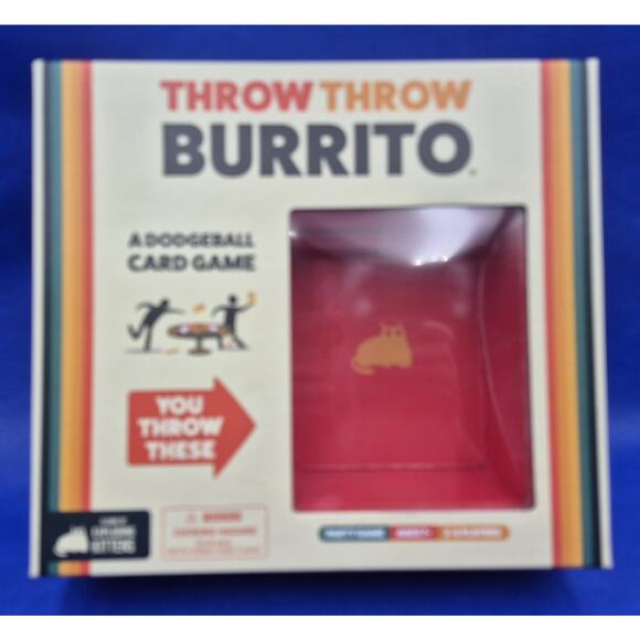 Throw Throw Burrito REPLACEMENT Game Box No Parts - Picture 4 of 4